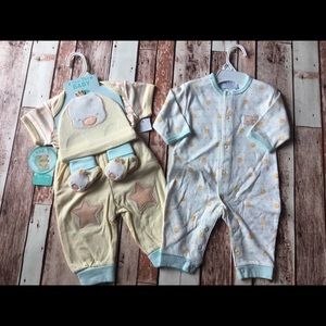 Baby by Bon be’be’ 0-3 month outfits neutral Bx1